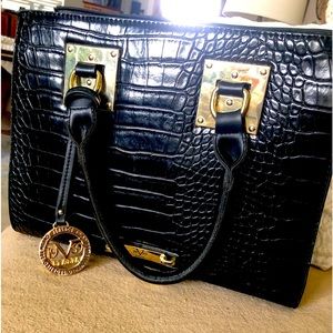Versace Abbigilamento Sportivo crocodile embossed bag~ see description 🌷🌷Sale